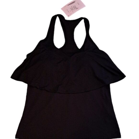 Fabletics Women's Ashlynn Racerback Athletic Top Sports Gym Black Athleisure S - Picture 3 of 10